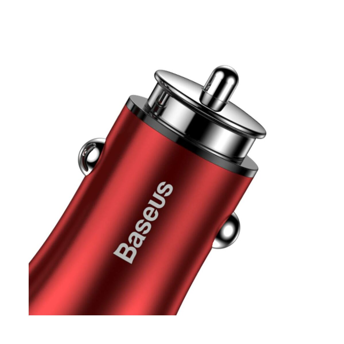 Kép 8/9 - Baseus autós töltő, Gentleman Dupla-USB, 4.8A, piros (CCALL-GB09)