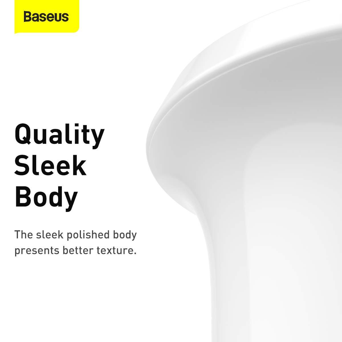 Kép 8/13 - Baseus autós töltő, Grain Pro Dupla USB, 4.8A, fehér (CCALLP-02)