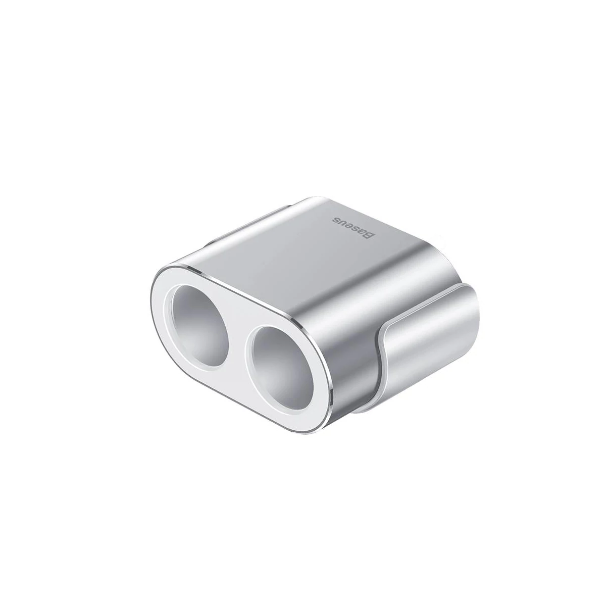 Kép 11/12 - Baseus autós töltő, One to Two szivargyújtó (dual-gyújtó 80W + dual USB 3.1A), ezüst (CRDYQ-0S)