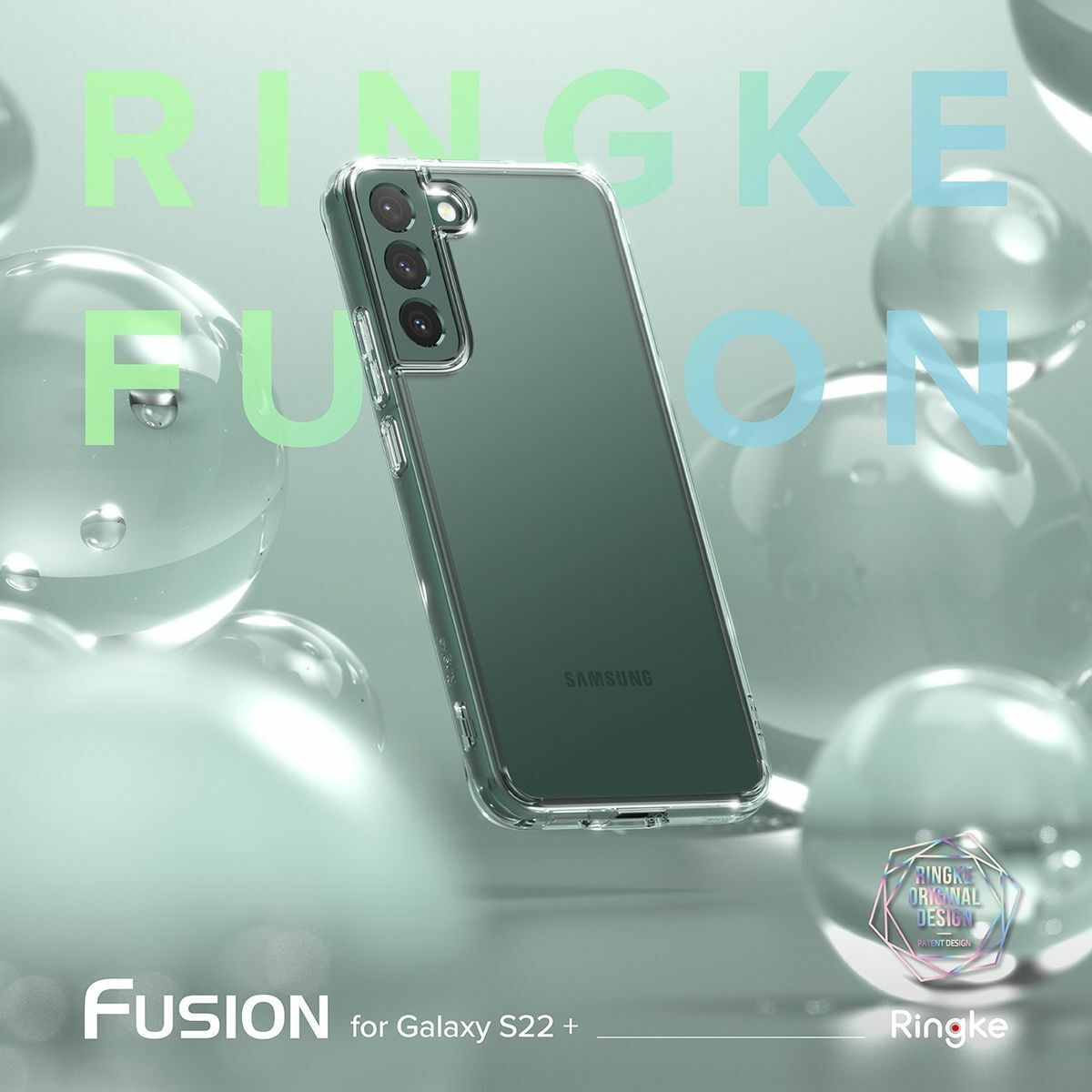 Kép 10/10 - Ringke Galaxy S22+ tok, Fusion, Átlátszó