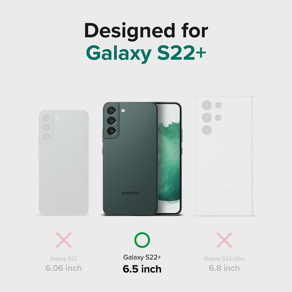 Kép 3/10 - Ringke Galaxy S22+ tok, Fusion, Füst fekete