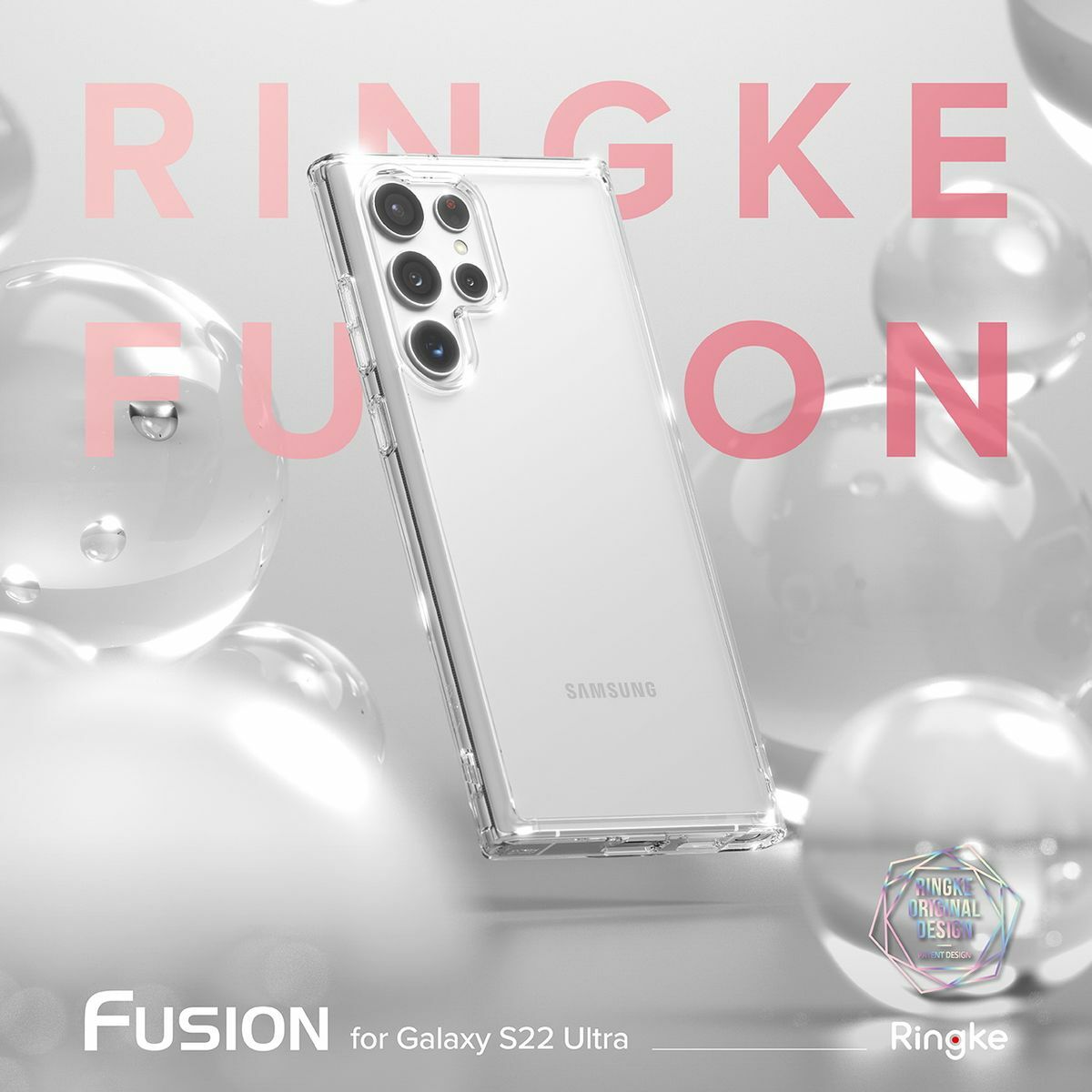 Kép 10/10 - Ringke Galaxy S22 Ultra tok, Fusion, Átlátszó