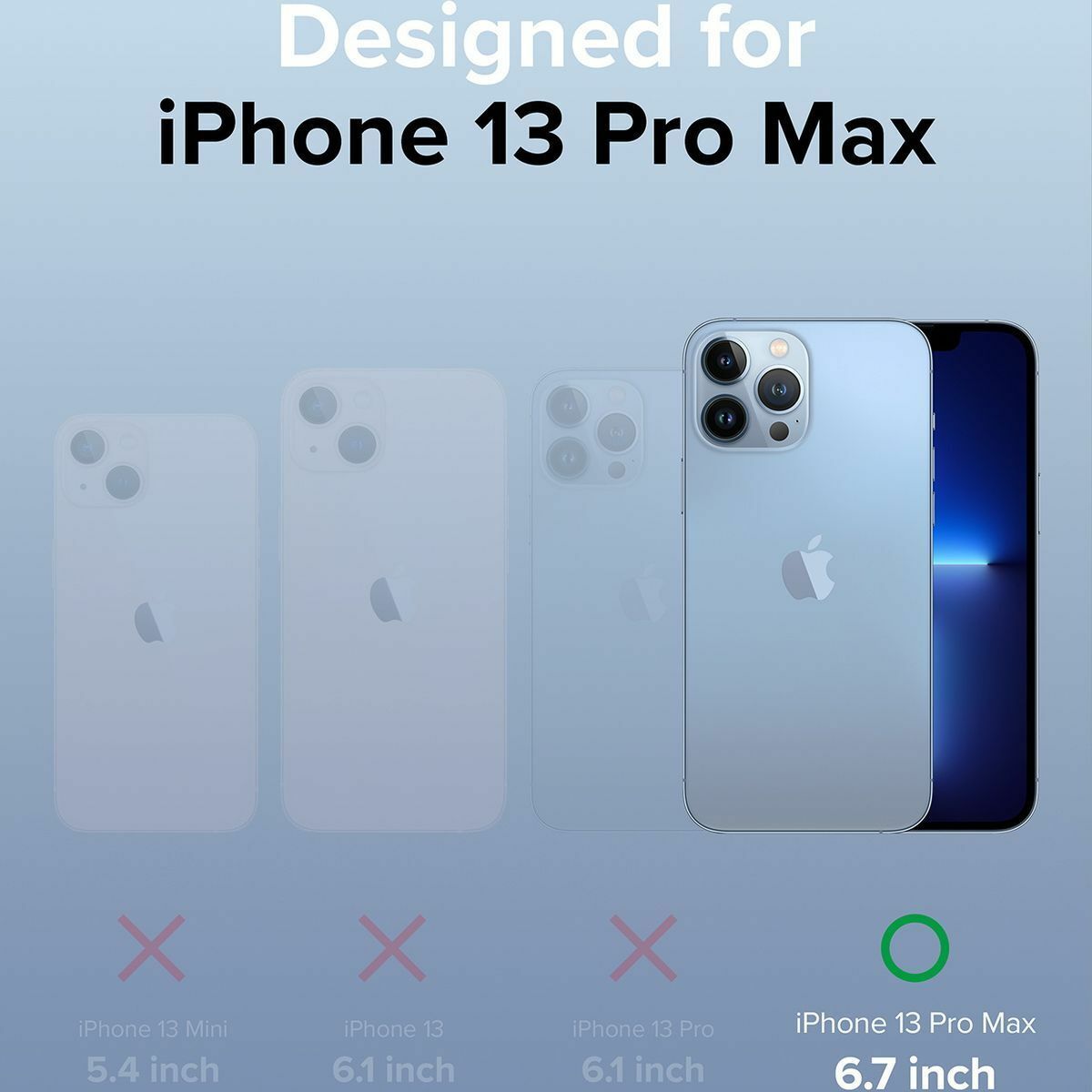 Kép 7/12 - Ringke iPhone 13 Pro Max tok, Fusion+, Fehér/fekete