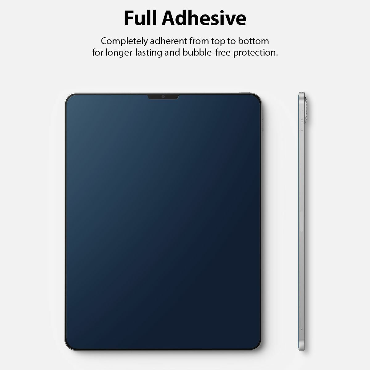 Kép 8/15 - Ringke iPad Pro 12.9 (5-4-3 generáció) kijelzővédő, Invisible Defender, edzett üveg, Átlátszó