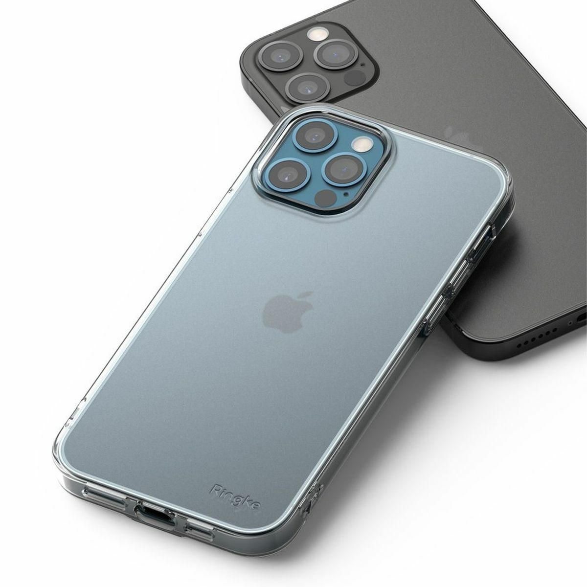 Kép 8/8 - Ringke iPhone 12 Pro Max hátlap védő fólia, Invisible Defender (2pcs), Átlátszó