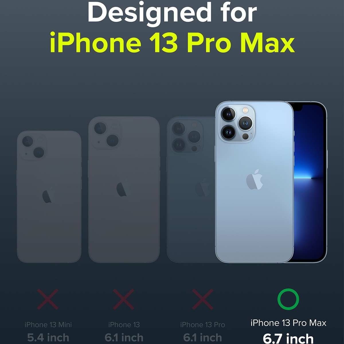 Ringke iPhone 13 Pro Max tok, Onyx, Sötétkék