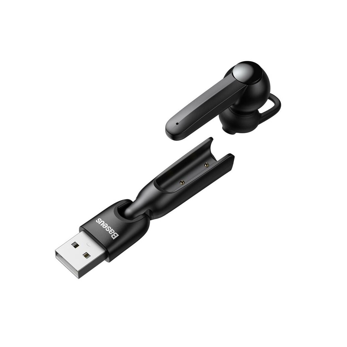 Kép 2/12 - Baseus fülhallgató, Bluetooth Encok A05, Headset, vezeték nélküli, Mono, BT 5.0, fekete (NGA05-01)