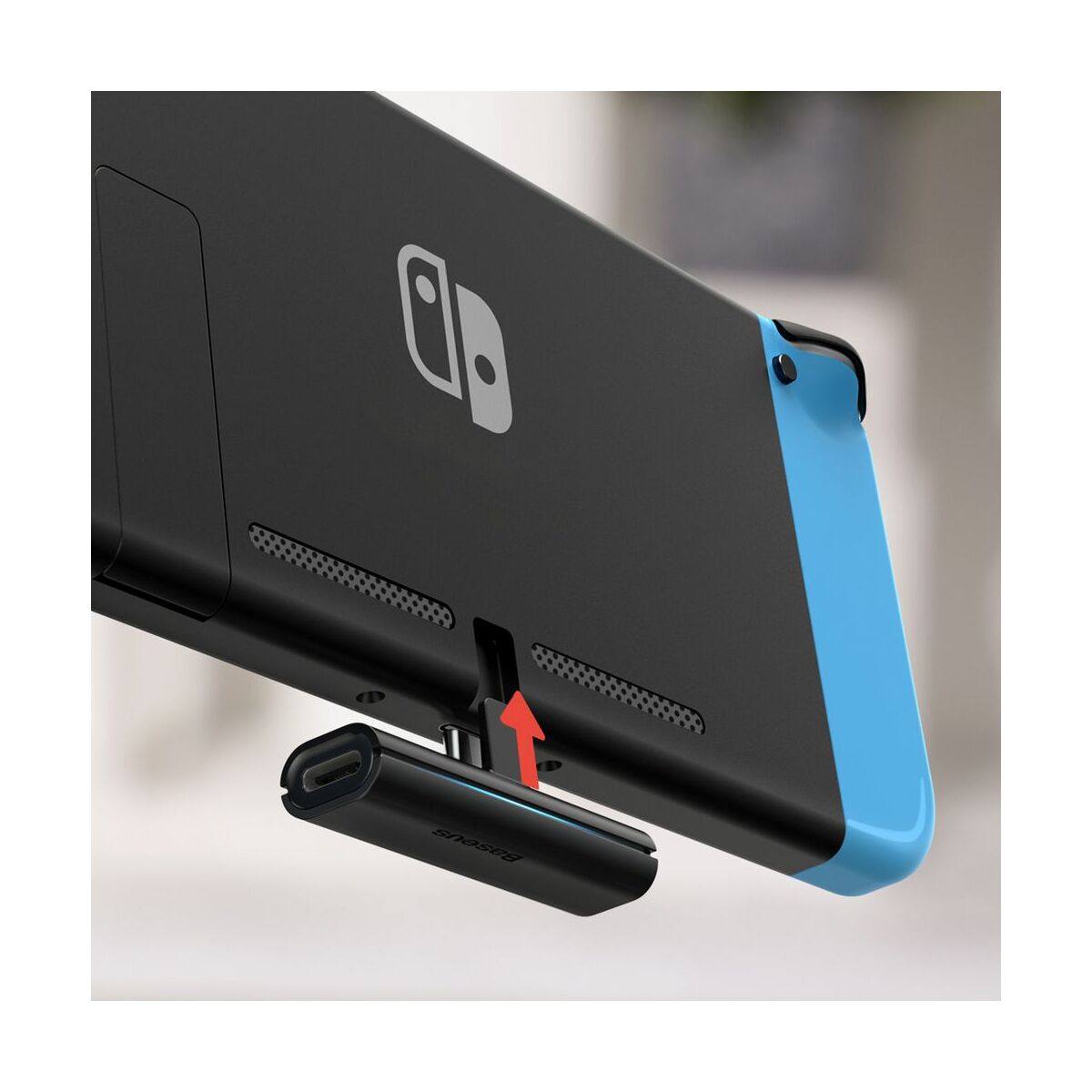 Kép 4/16 - Baseus játék eszköz, Nintendo Switch, GAMO BA05 Bluetooth adapter, Type-C, fekete (NGBA05-01)