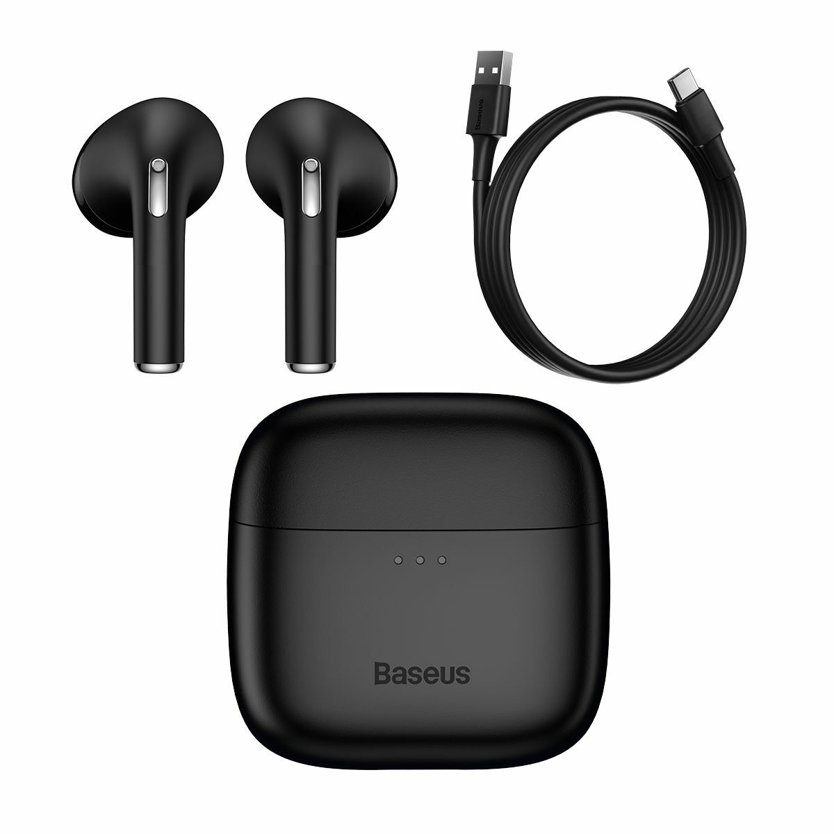 Kép 4/16 - Baseus fülhallgató, Bluetooth Bowie E8, BT 5.0, IPX5, TWS, fekete (NGE8-01)