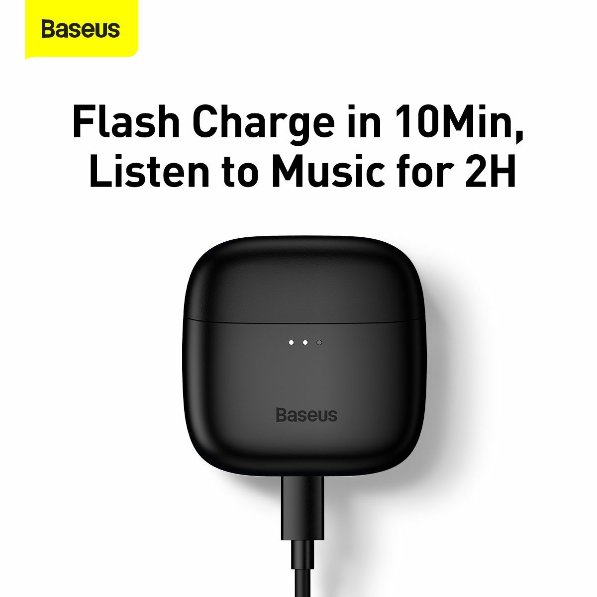 Kép 13/16 - Baseus fülhallgató, Bluetooth Bowie E8, BT 5.0, IPX5, TWS, fekete (NGE8-01)