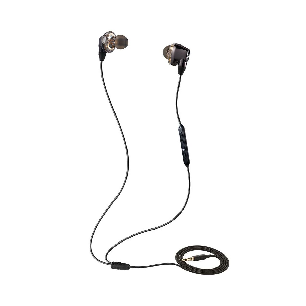 Kép 8/8 - Baseus fülhallgató, Encok H10, Dual Moving-Coil vezetékes headset, vezérlővel, fekete (NGH10-01)
