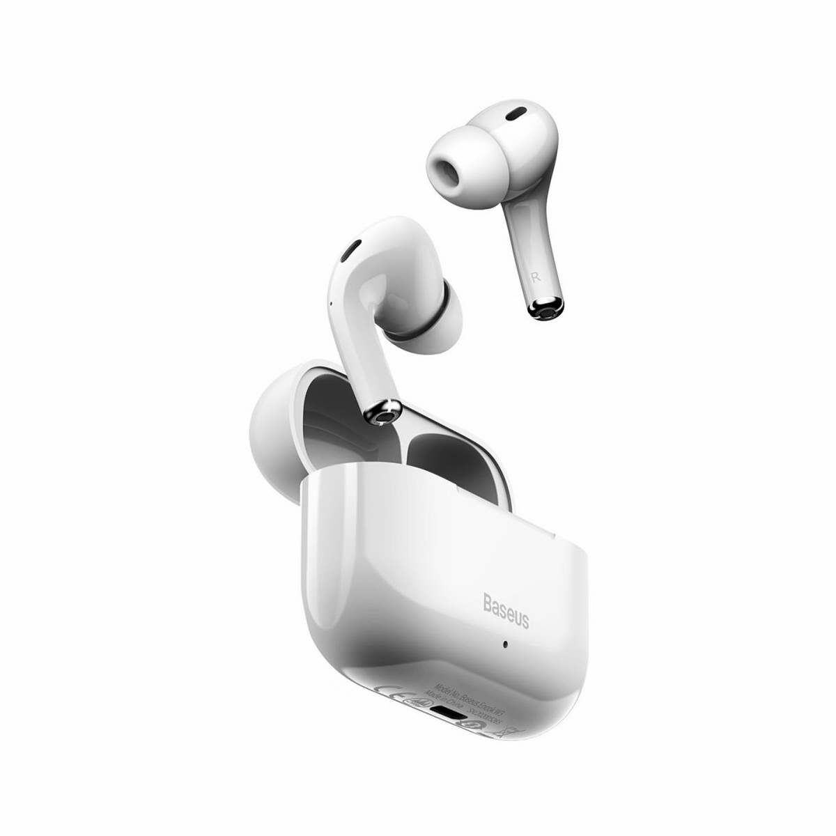 Kép 5/9 - Baseus fülhallgató, Bluetooth Encok W3 True Wireless, fehér (NGW3-02)