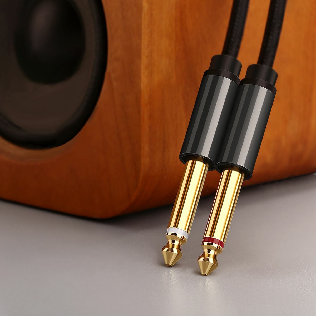 Kép 3/3 - WiWU Audio kábel, YP01, 3.5mm apa - 3.5mm apa 1m, fekete