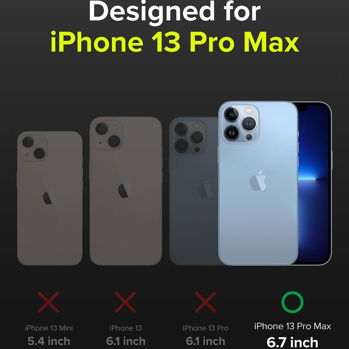 Kép 4/13 - Ringke iPhone 13 Pro Max tok, Slim, Átlátszó