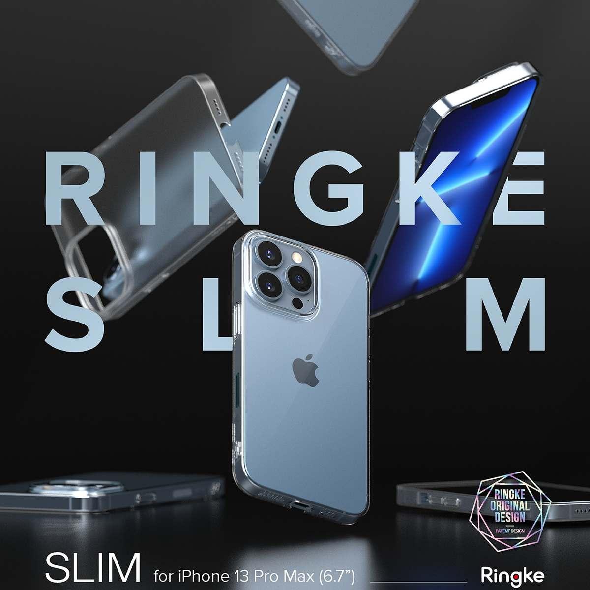 Kép 10/13 - Ringke iPhone 13 Pro Max tok, Slim, Átlátszó