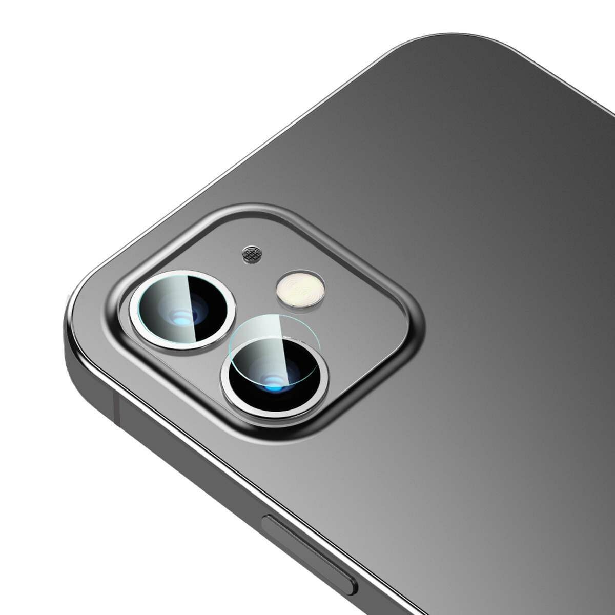 Kép 17/18 - Baseus iPhone 12 mini Kamera hátsó lencsevédő 0.25mm (2db / csomag) átlátszó (SGAPIPH54N-JT02)