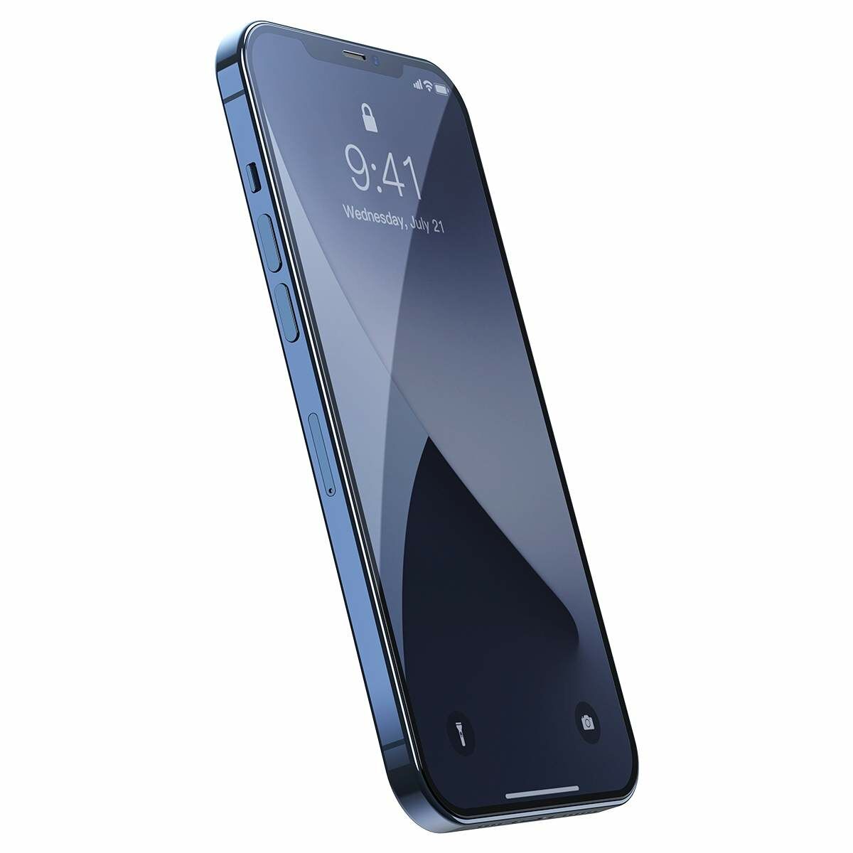 Kép 14/16 - Baseus iPhone 12 mini 0.25 mm, teljes felületre, edzett üveg (2 db), fekete (SGAPIPH54N-KC01)