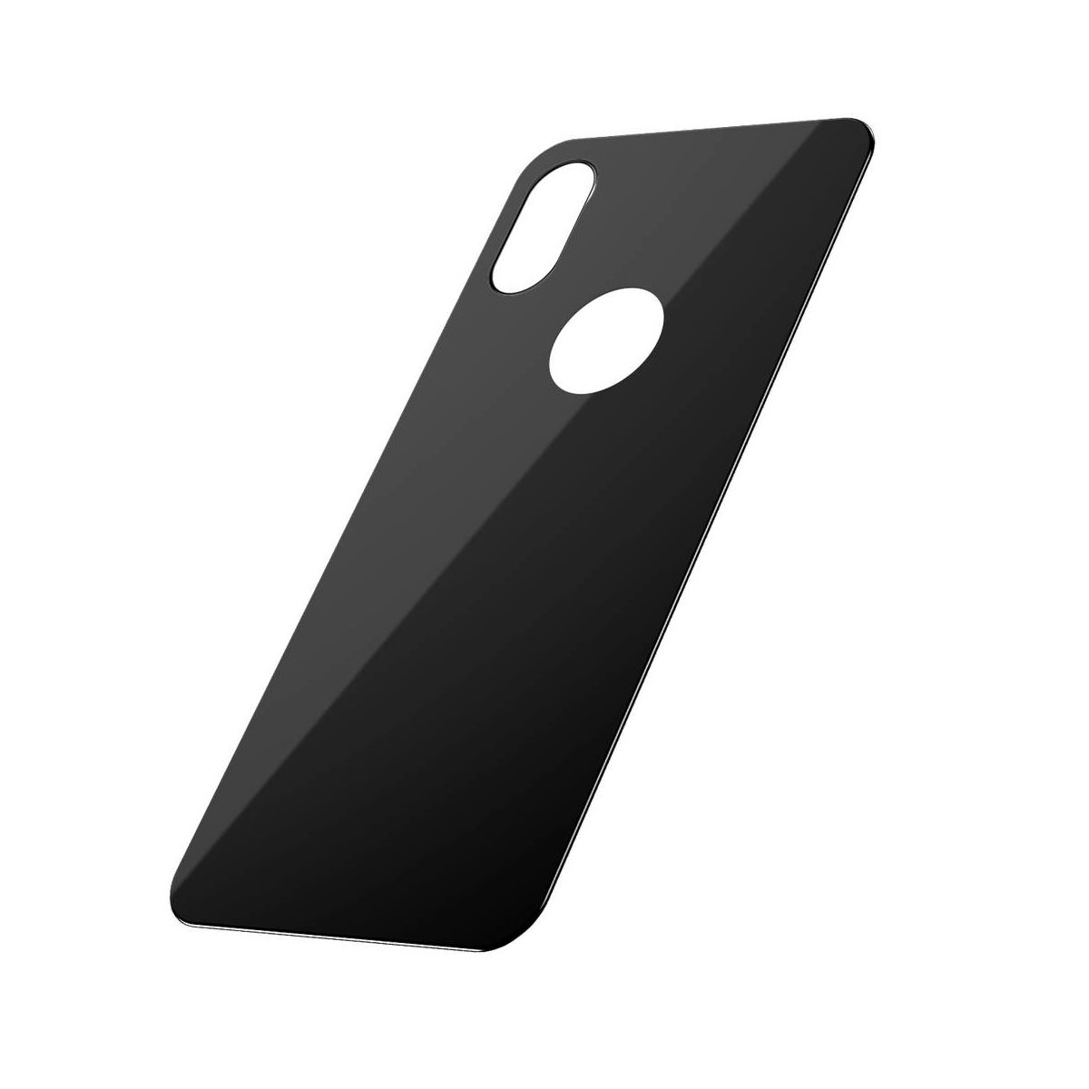 Kép 3/9 - Baseus iPhone XS (5.8") 0.3 mm, teljes lefedésre edzett üveg hátlap védő fólia, fekete (SGAPIPH58-BM01)