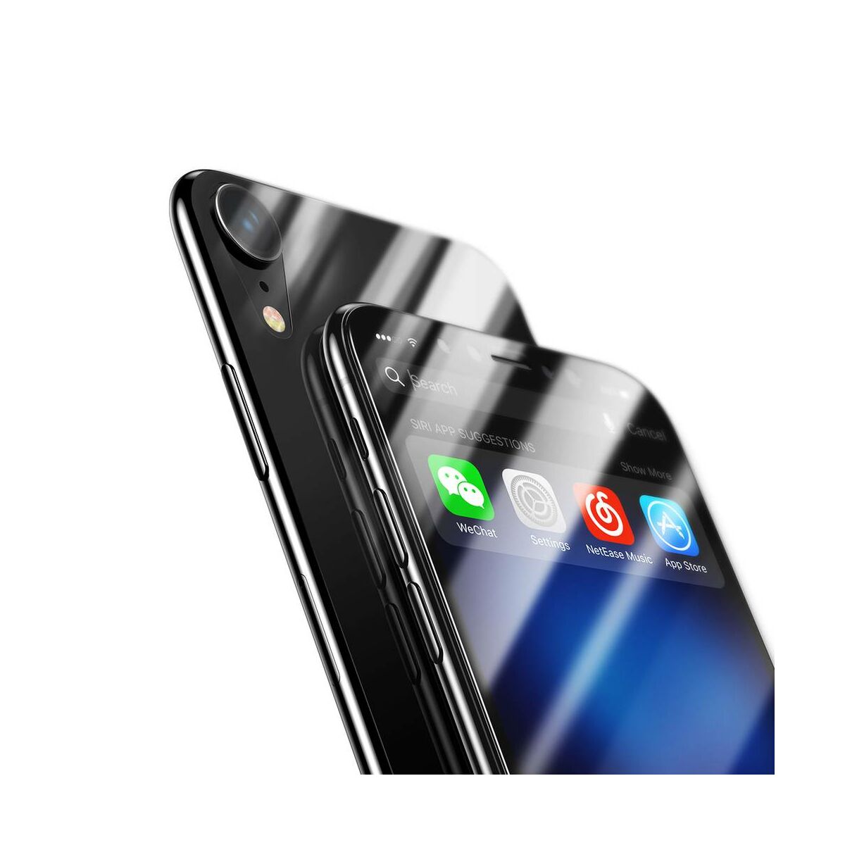 Kép 2/4 - Baseus iPhone XR/ 11 (6.1") 0.3 mm, kijelzővédő üveg fólia (előlap + hátlap), átlátszó (SGAPIPH61-TZ02)
