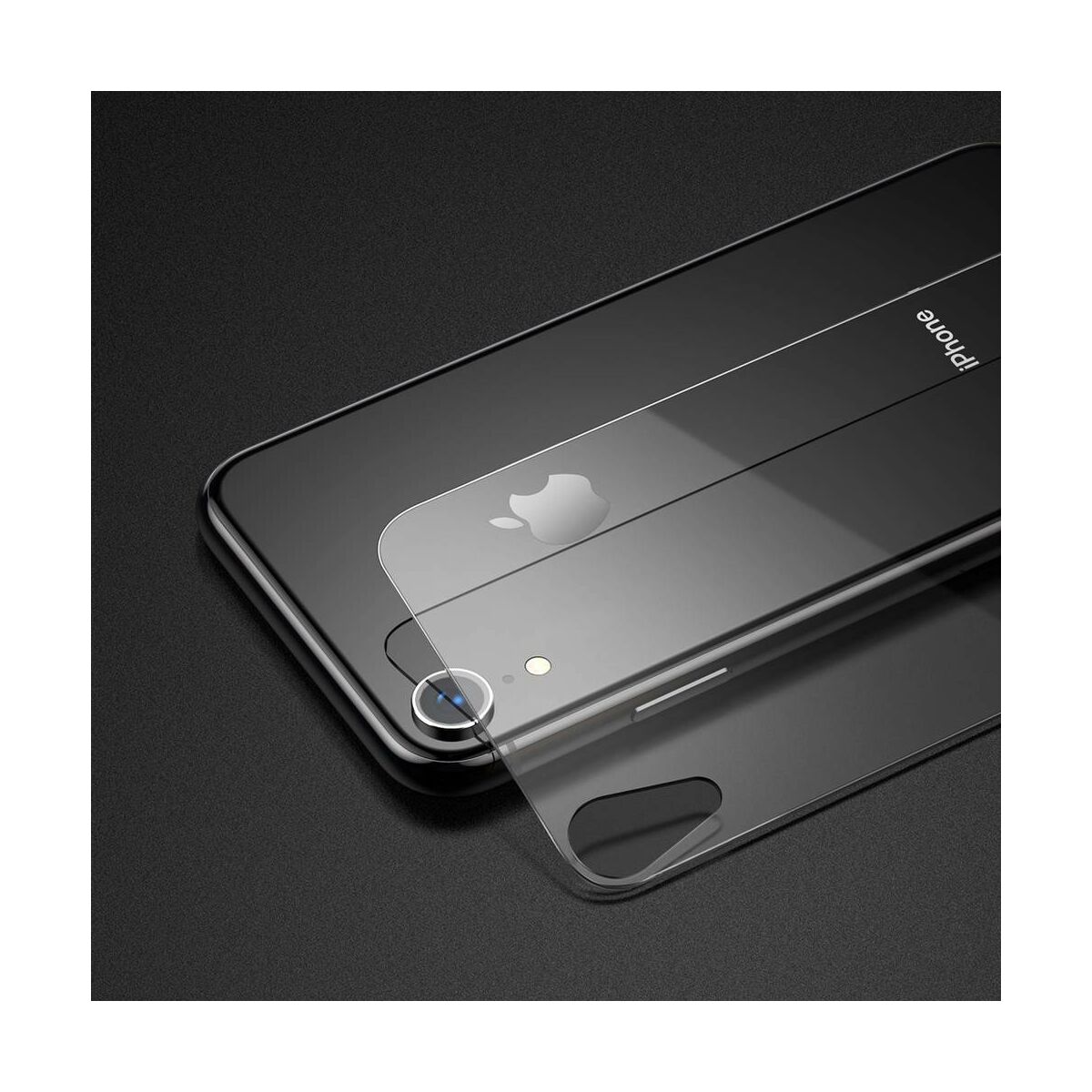Kép 3/4 - Baseus iPhone XR/ 11 (6.1") 0.3 mm, kijelzővédő üveg fólia (előlap + hátlap), átlátszó (SGAPIPH61-TZ02)