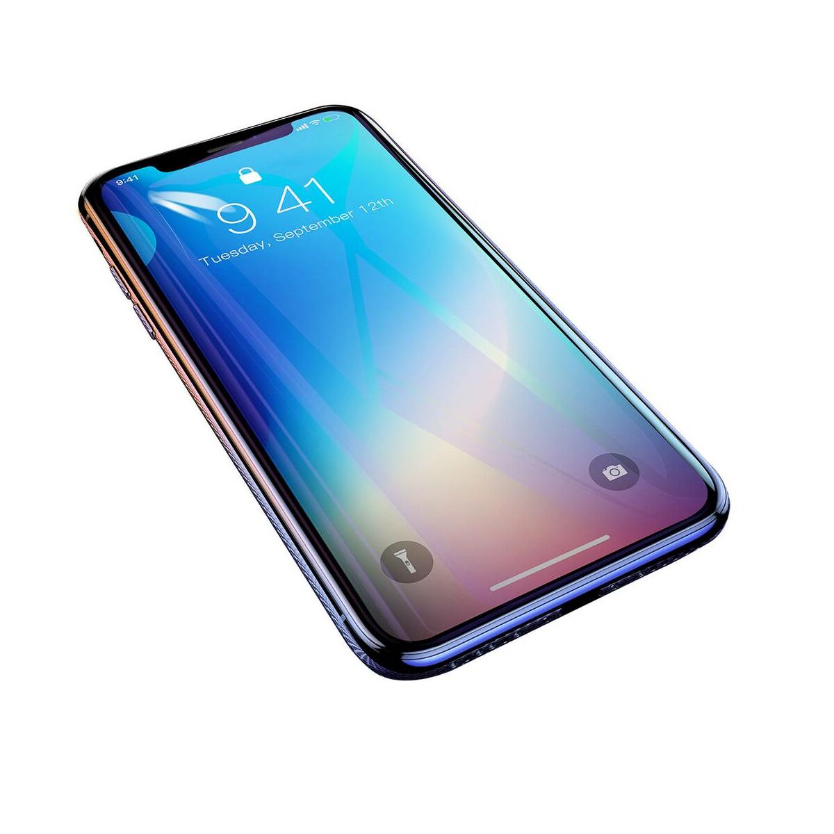 Kép 5/9 - Baseus iPhone XS Max (6.5") 0.15 mm, kékfény szűrős edzett üveg kijelzővédő fólia, átlátszó (SGAPIPH65-FC02)