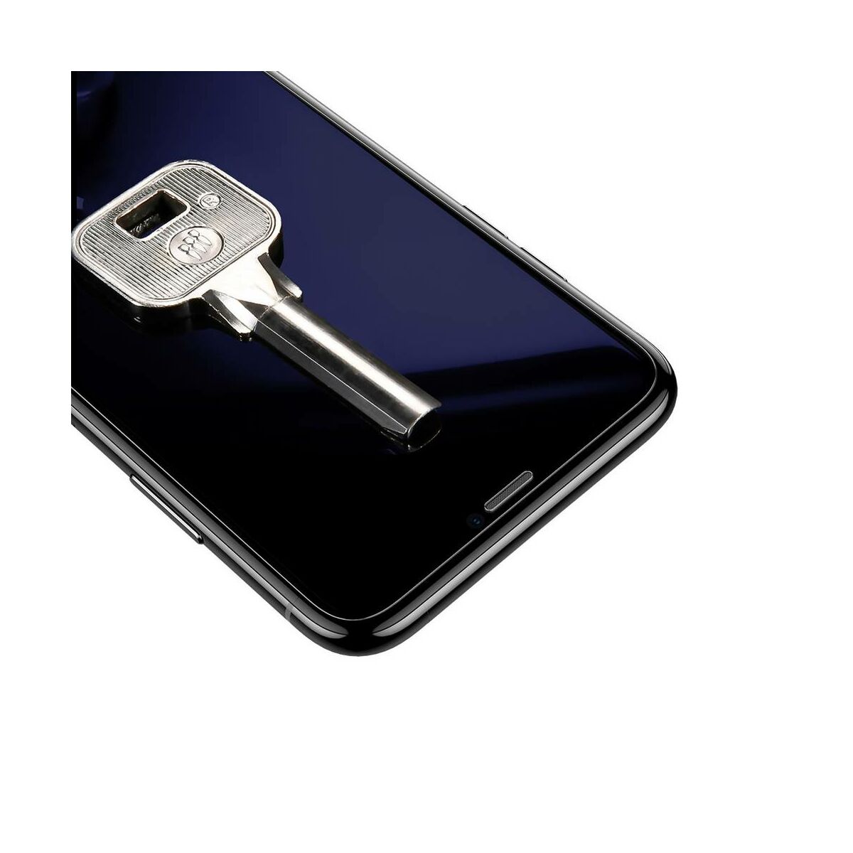 Kép 6/9 - Baseus iPhone XS Max (6.5") 0.15 mm, kékfény szűrős edzett üveg kijelzővédő fólia, átlátszó (SGAPIPH65-FC02)