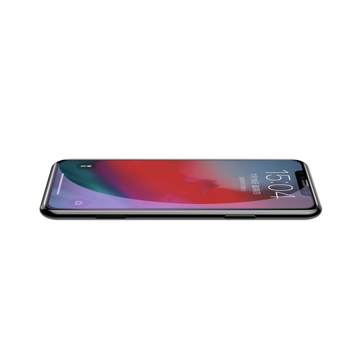Kép 4/9 - Baseus iPhone XS Max (6.5") 0.2 mm, teljes felületre kékfény szűrős edzett üveg kijelzővédő fólia, fekete (SGAPIPH65-HE01)
