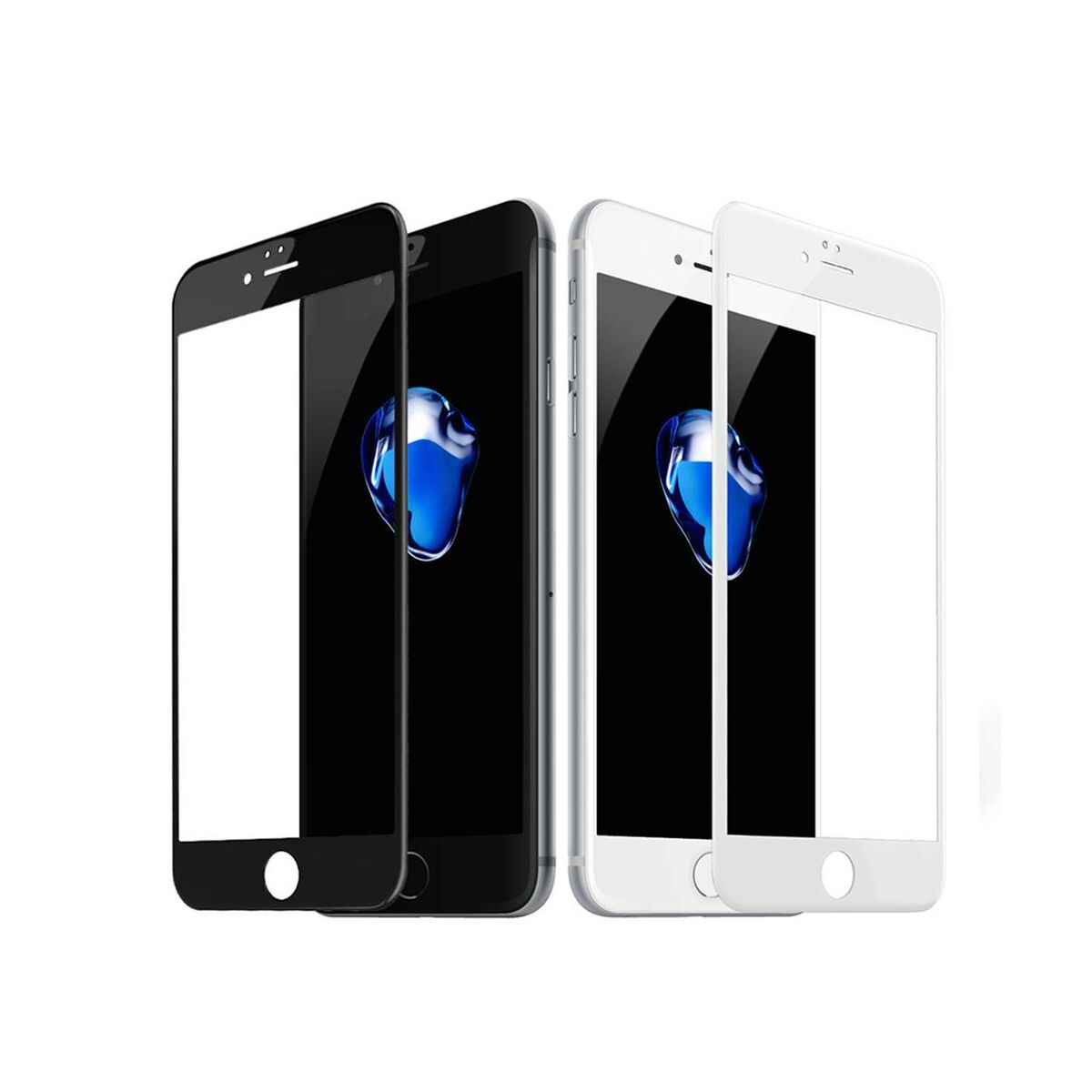Kép 3/10 - Baseus iPhone 6/6s Plus 0.3 mm, teljes felületre edzett üveg kijelzővédő fólia, fekete (SGAPIPH6SP-B3D01)