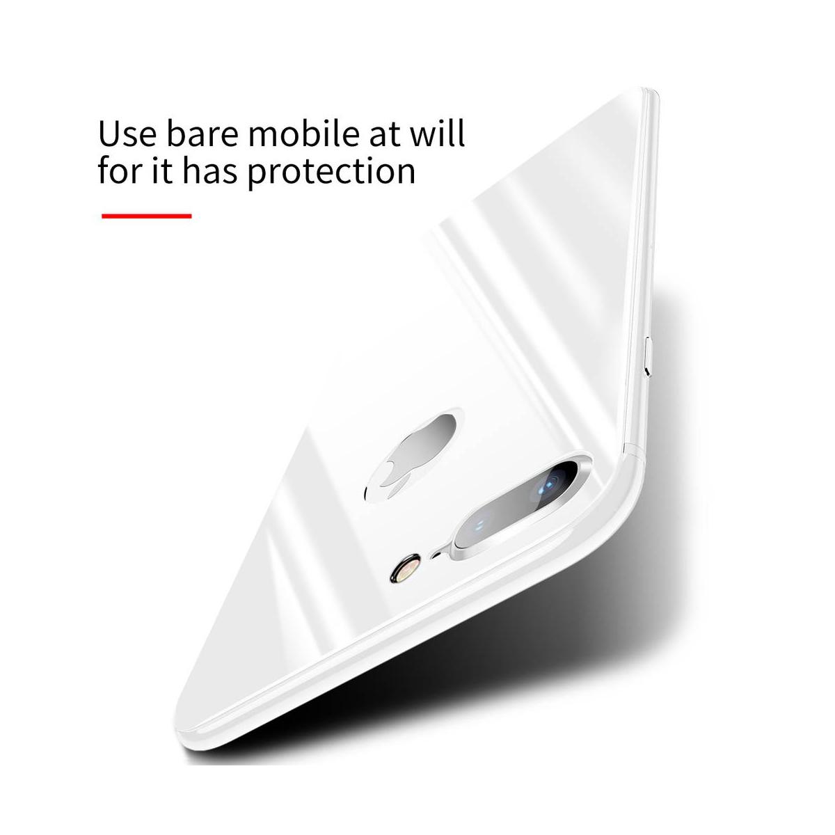 Kép 5/8 - Baseus iPhone 8/7 Plus 0.3 mm, 4D teljes lefedésre hátlap edzett üveg fólia, ezüst (SGAPIPH8P-4D0S)