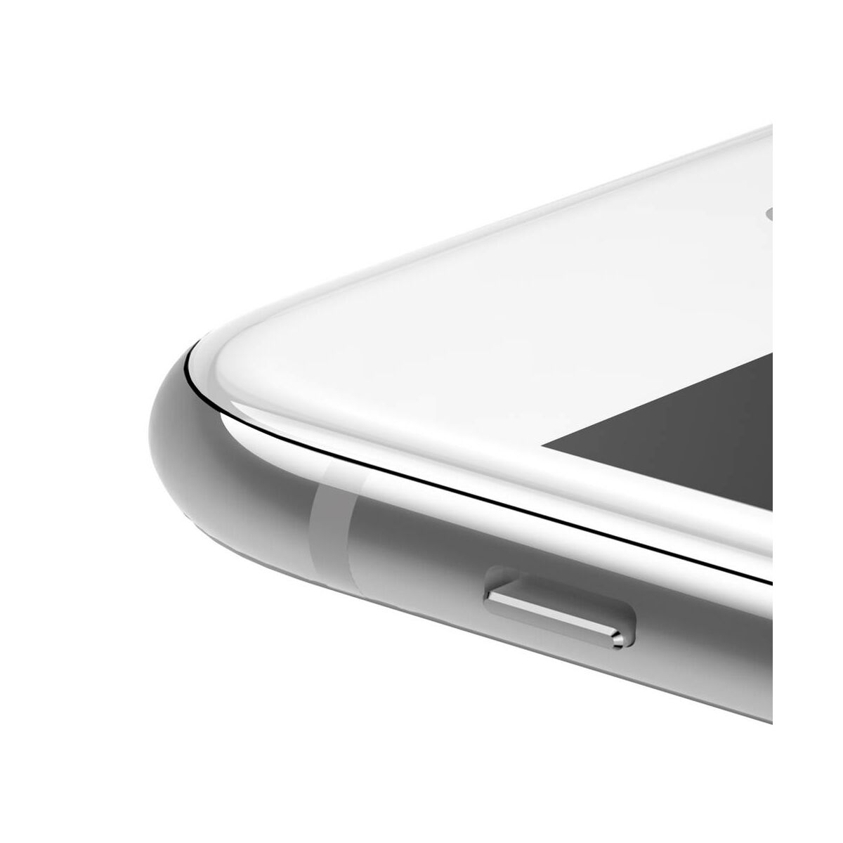 Kép 7/10 - Baseus iPhone 8/7 Plus 0.3 mm, teljes felületre edzett üveg kijelzővédő fólia, fehér (SGAPIPH8P-KA02)