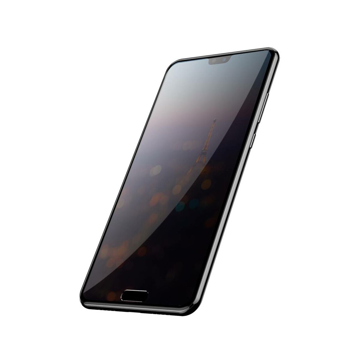 Kép 5/8 - Baseus Huawei P20 0.3 mm, Anti-spy edzett üveg kijelzővédő fólia, fekete (SGHWP20-TG01)