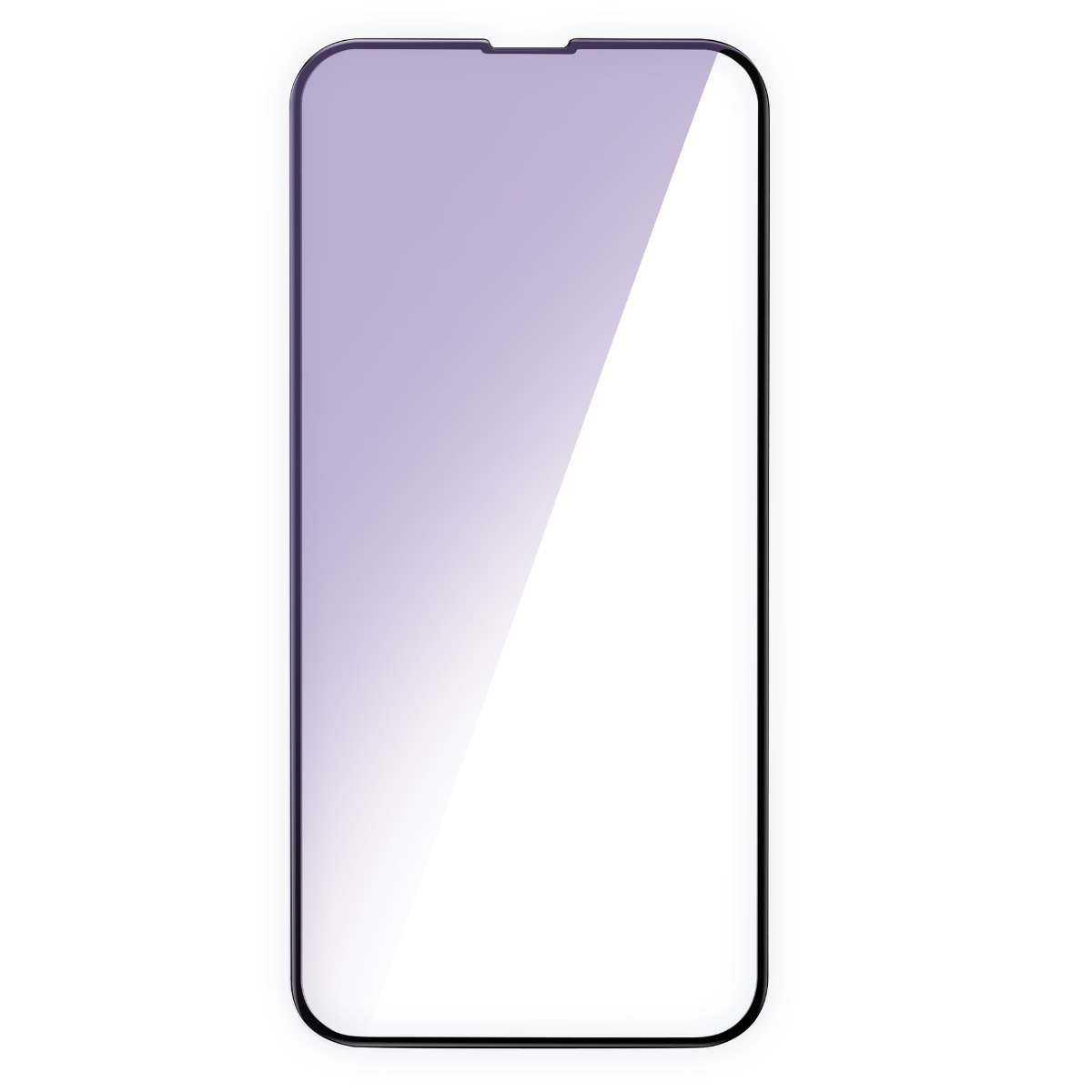Kép 12/16 - Baseus iPhone 13 mini 0.3 mm Teljes kijelzős, Teljes üveg, Anti-blue light, Edzett üveg (2db/csomag + felhelyező keret), fekete (SGQP010301)