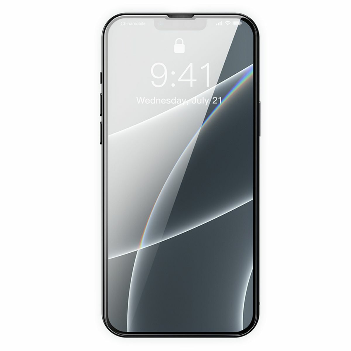 Kép 6/14 - Baseus iPhone 13/13 Pro 0.4 mm CW-HY Teljes kijelzős, Teljes üveg, éleken erősített üveg (1db / csomag + felhelyező keret) fekete (SGQP040101)