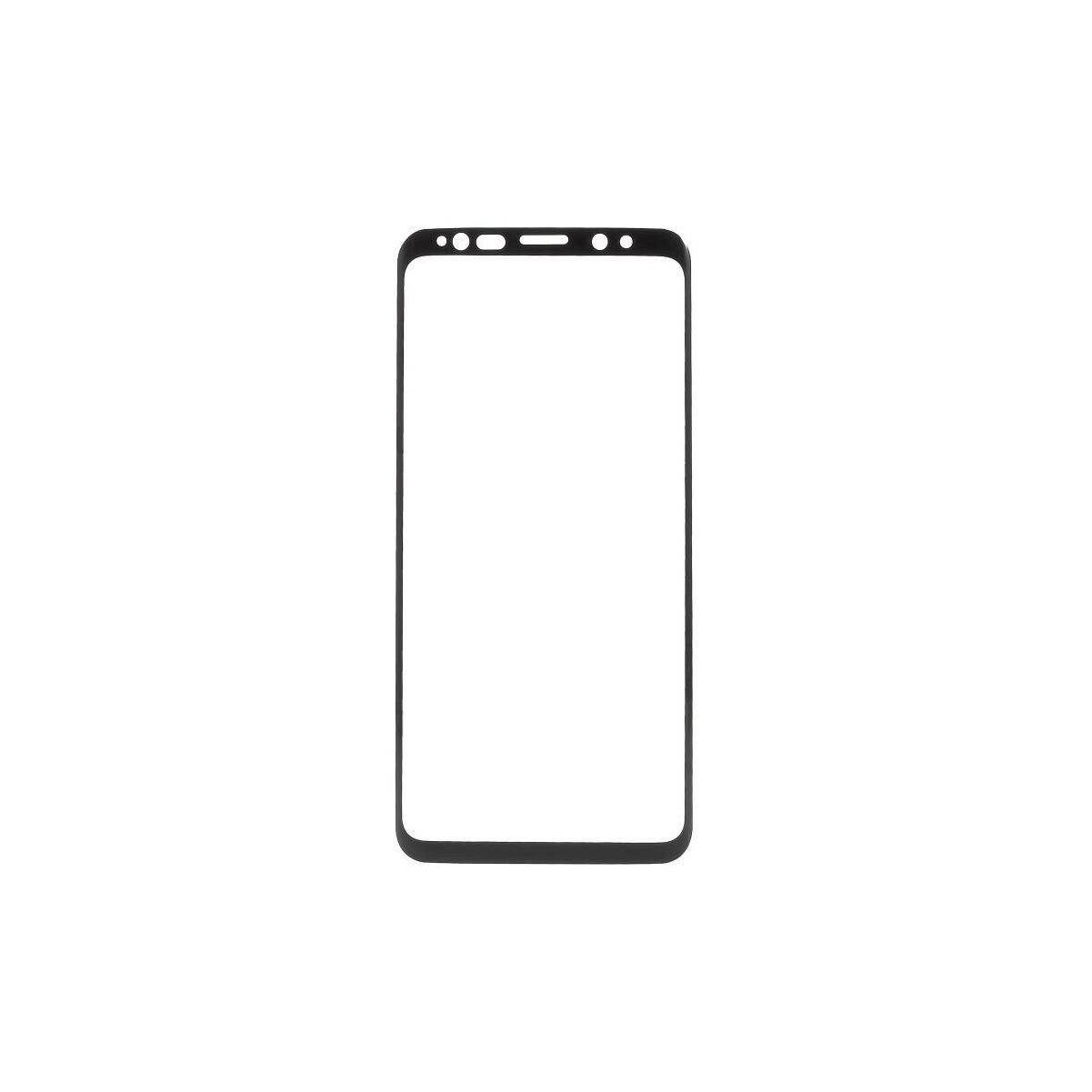 Kép 2/3 - Baseus Samsung S9 Plus 0.3 mm, teljes felületre edzett üveg kijelzővédő fólia, fekete (SGSAS9P-TM01)