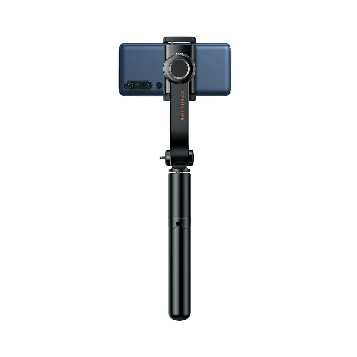 Baseus Video kiegészítő, Lovely Uniaxial Bluetooth selfie állvány, telefontartó és stabilizátor, összecsukható, fekete (SULH-01)