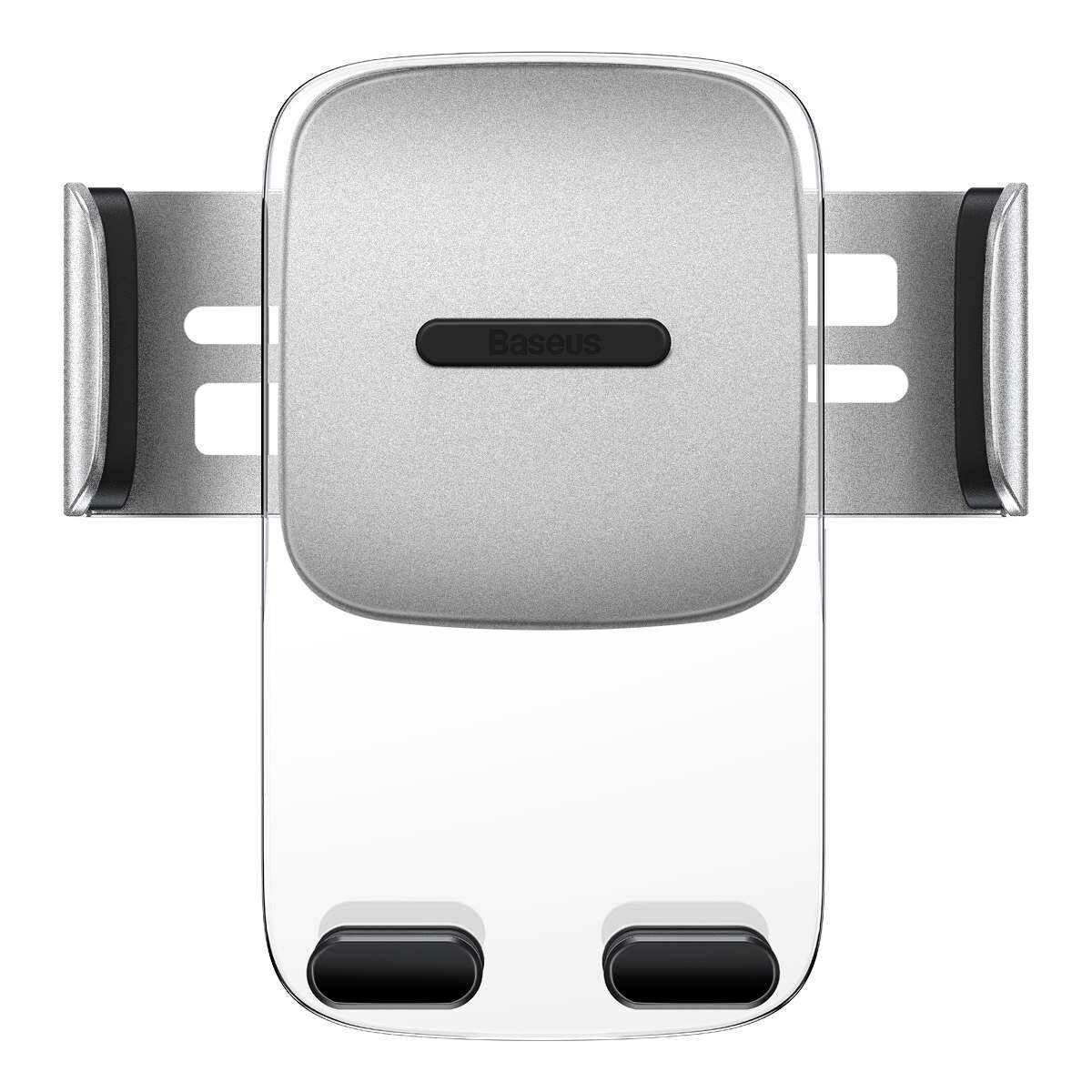 Kép 4/18 - Baseus autós telefontartó, Easy Control Clamp Holder (szellőzőrácsra szerelhető), ezüst (SUYK000112)