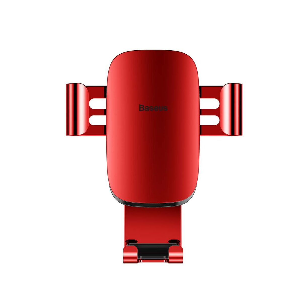 Baseus autós telefontartó, Metal Age Gravity szellőzőrácsra, piros (SUYL-D09)
