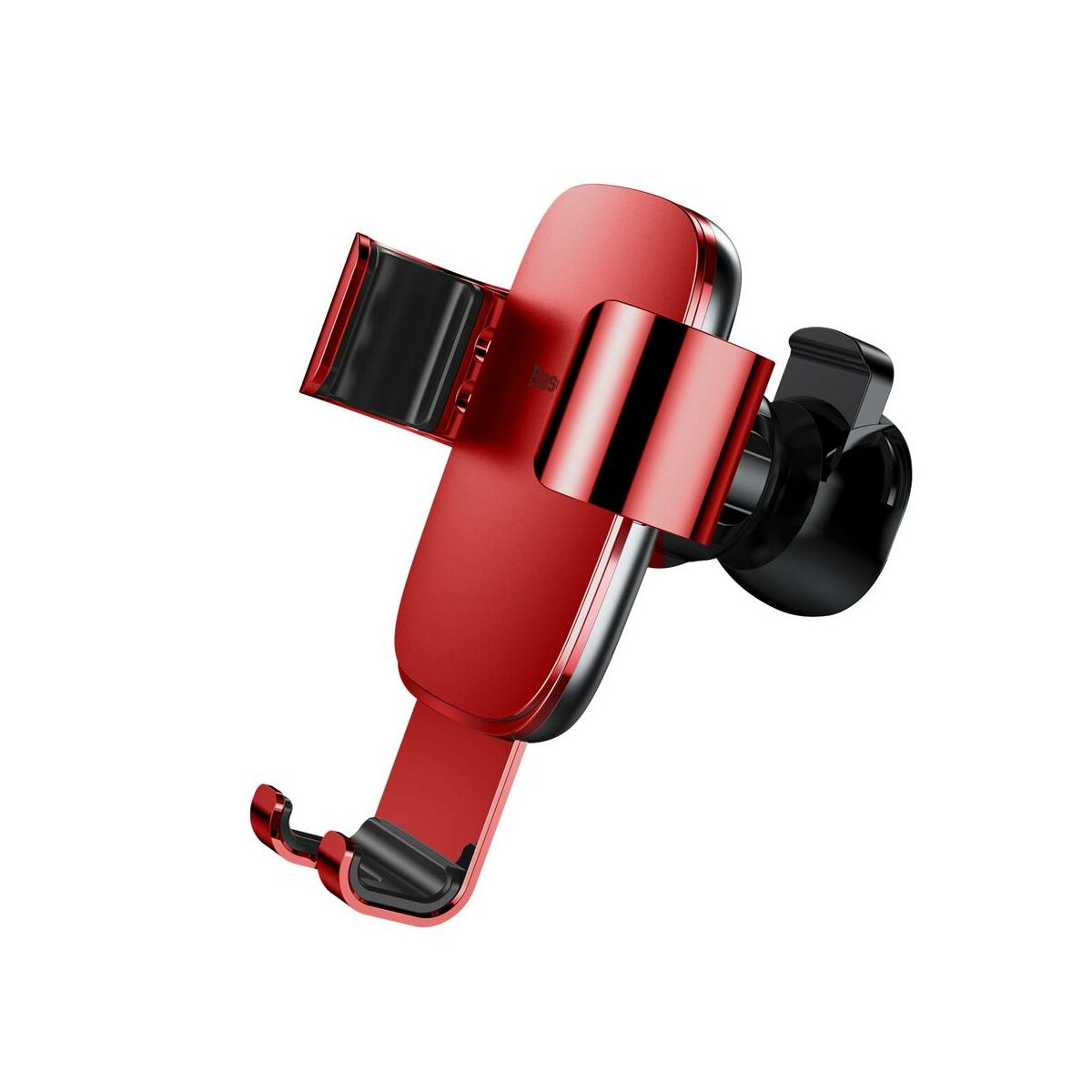 Kép 5/8 - Baseus autós telefontartó, Metal Age Gravity szellőzőrácsra, piros (SUYL-D09)