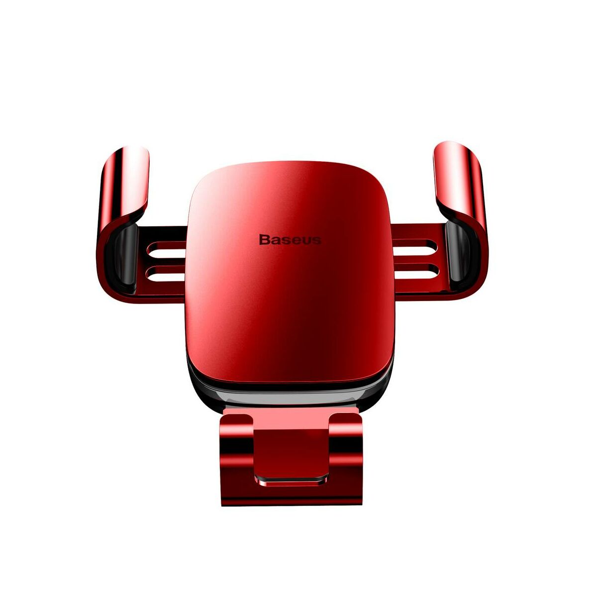 Kép 6/8 - Baseus autós telefontartó, Metal Age Gravity szellőzőrácsra, piros (SUYL-D09)