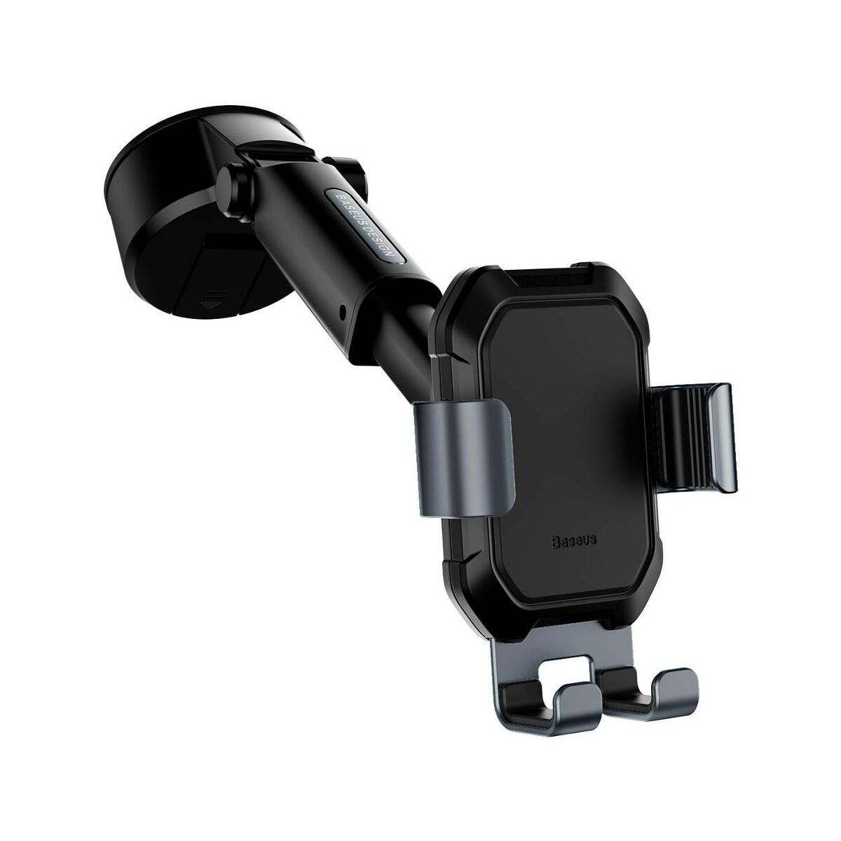 Kép 12/18 - Baseus autós telefontartó, Tank Gravity, műszerfalra vagy szélvédőre helyezhető, fekete (SUYL-TK01)