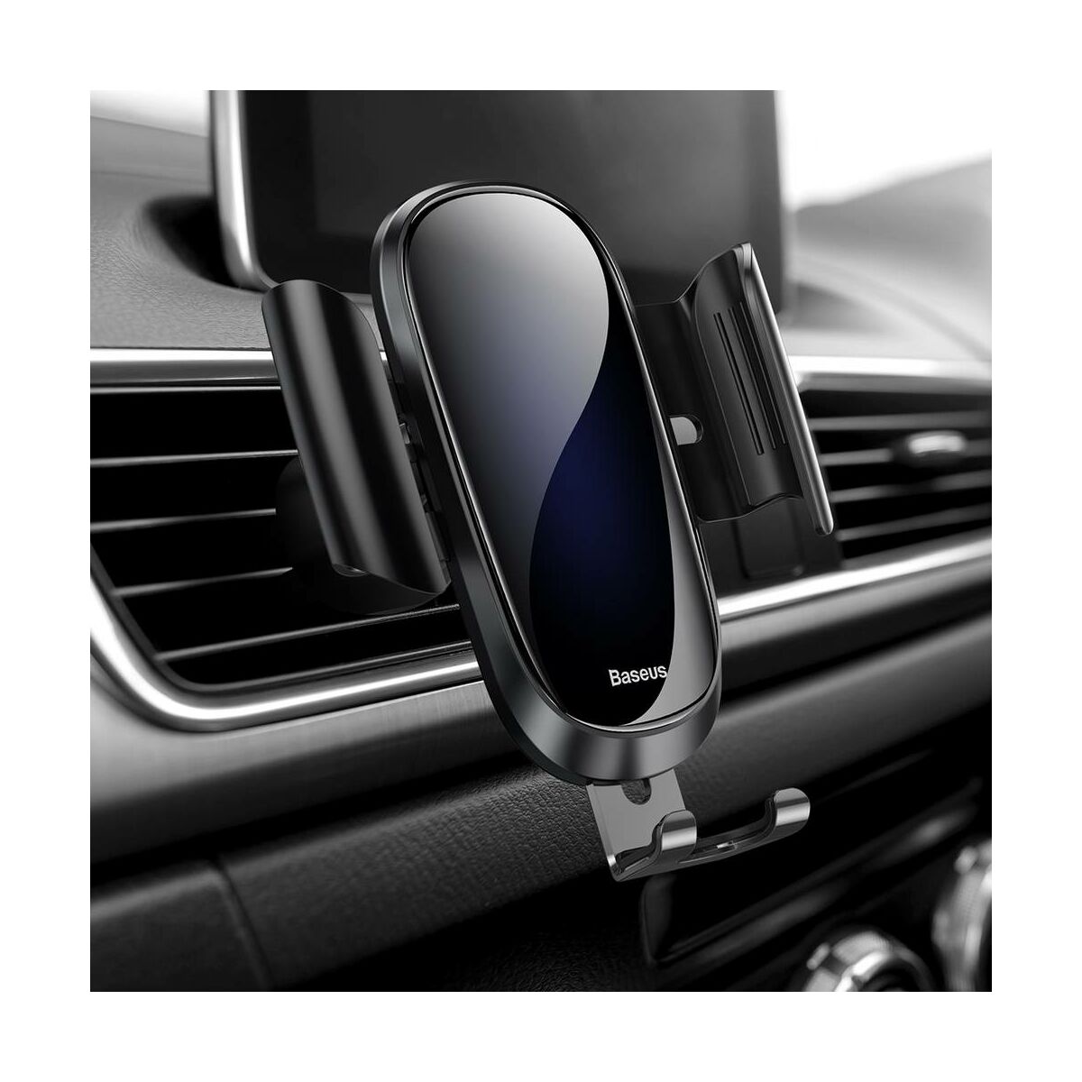 Kép 12/13 - Baseus autós telefontartó, Future, szellőzőrácsra, fekete (SUYL-WL01)