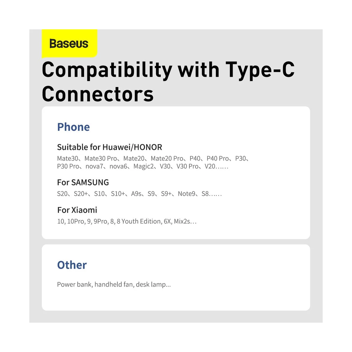 Kép 10/19 - Baseus, Type-C kábel, Simple Wisdom, (2db/ csomag) 5A, 1.5m, fehér (TZCATZJ-02)