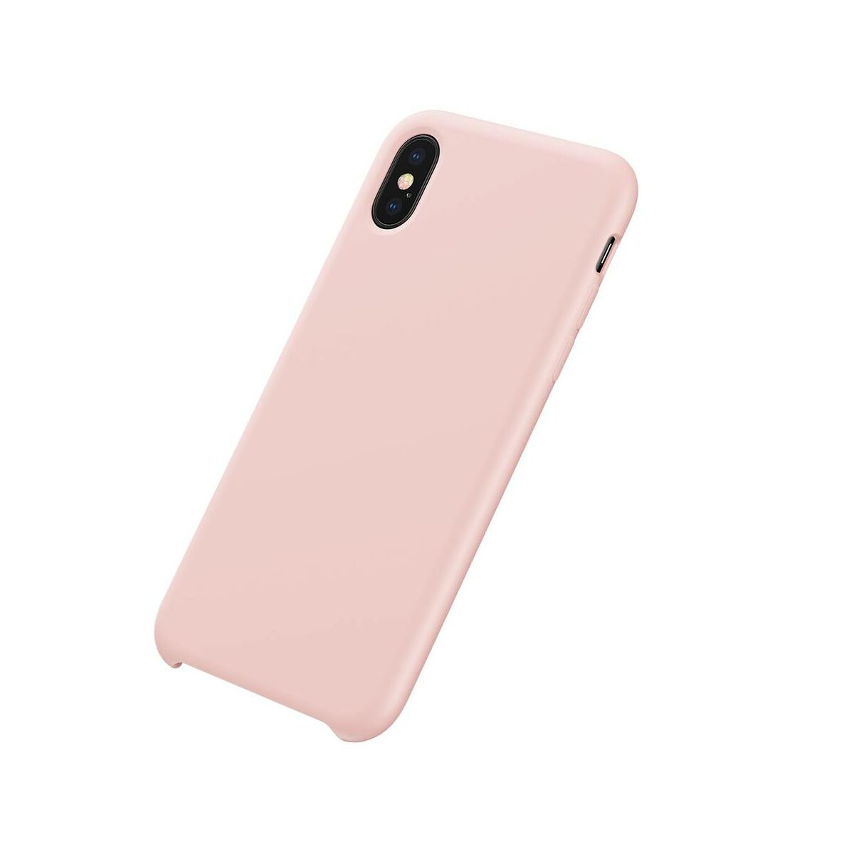 Kép 4/8 - Baseus iPhone XS tok, Original LSR, rózsaszín (WIAPIPH58-ASL04)