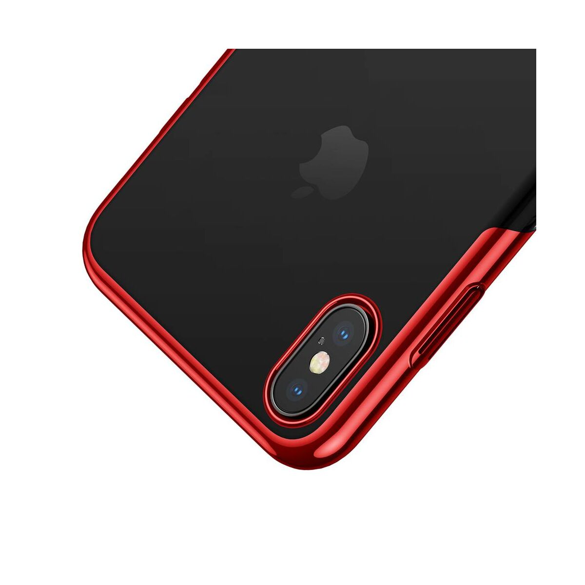 Baseus iPhone XS tok, Glitter, piros (WIAPIPH58-DW09)
