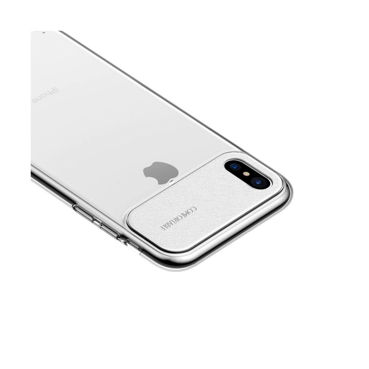 Kép 2/4 - Baseus iPhone XS tok, Comfortable, fehér (WIAPIPH58-SS02)