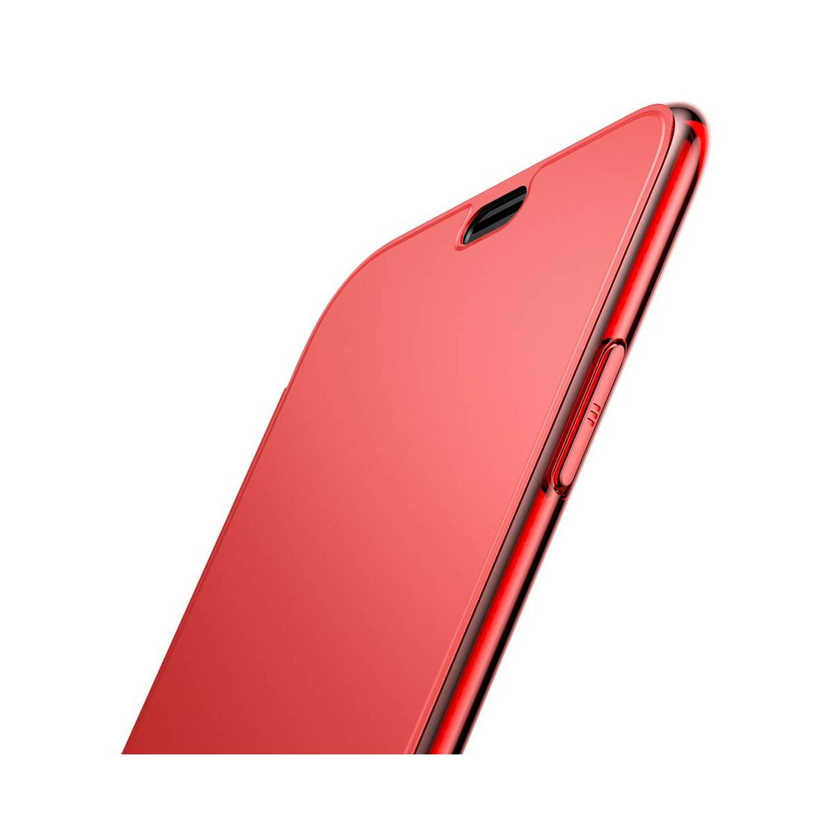 Kép 5/8 - Baseus iPhone XS tok, Touchable kihajtható, érintőfelületű tok, piros (WIAPIPH58-TS09)