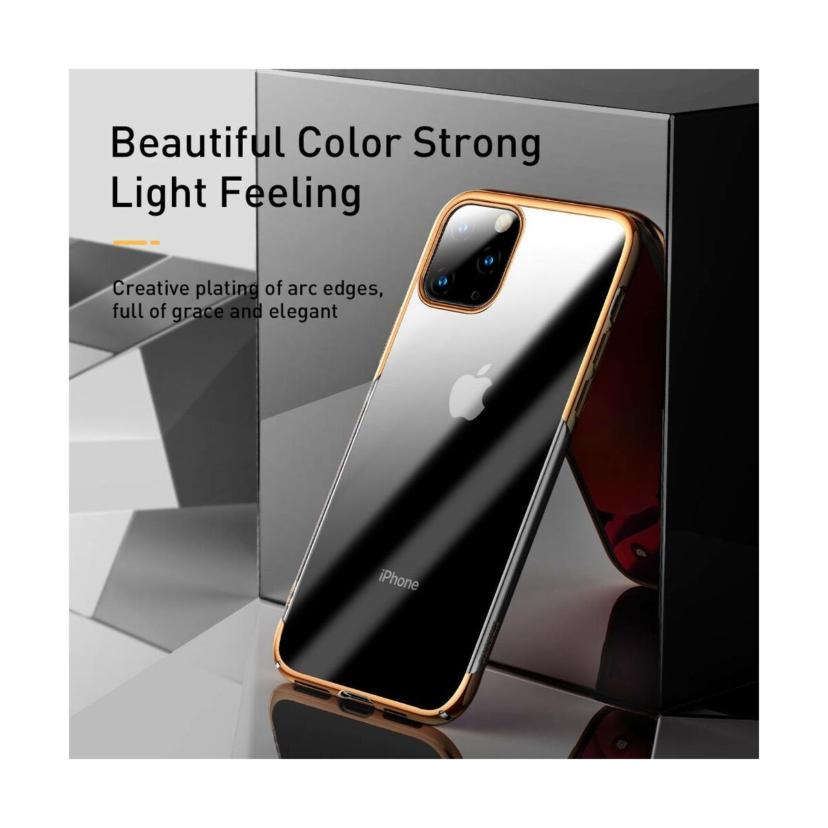 Baseus iPhone 11 Pro tok, Glitter, arany (WIAPIPH58S-DW0V)