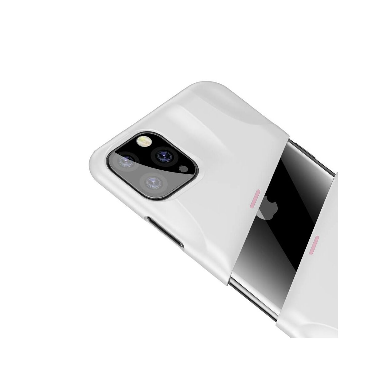 Baseus iPhone 11 Pro tok, Lets go Airflow Cooling, fehér/rózsaszín (WIAPIPH58S-GM24)