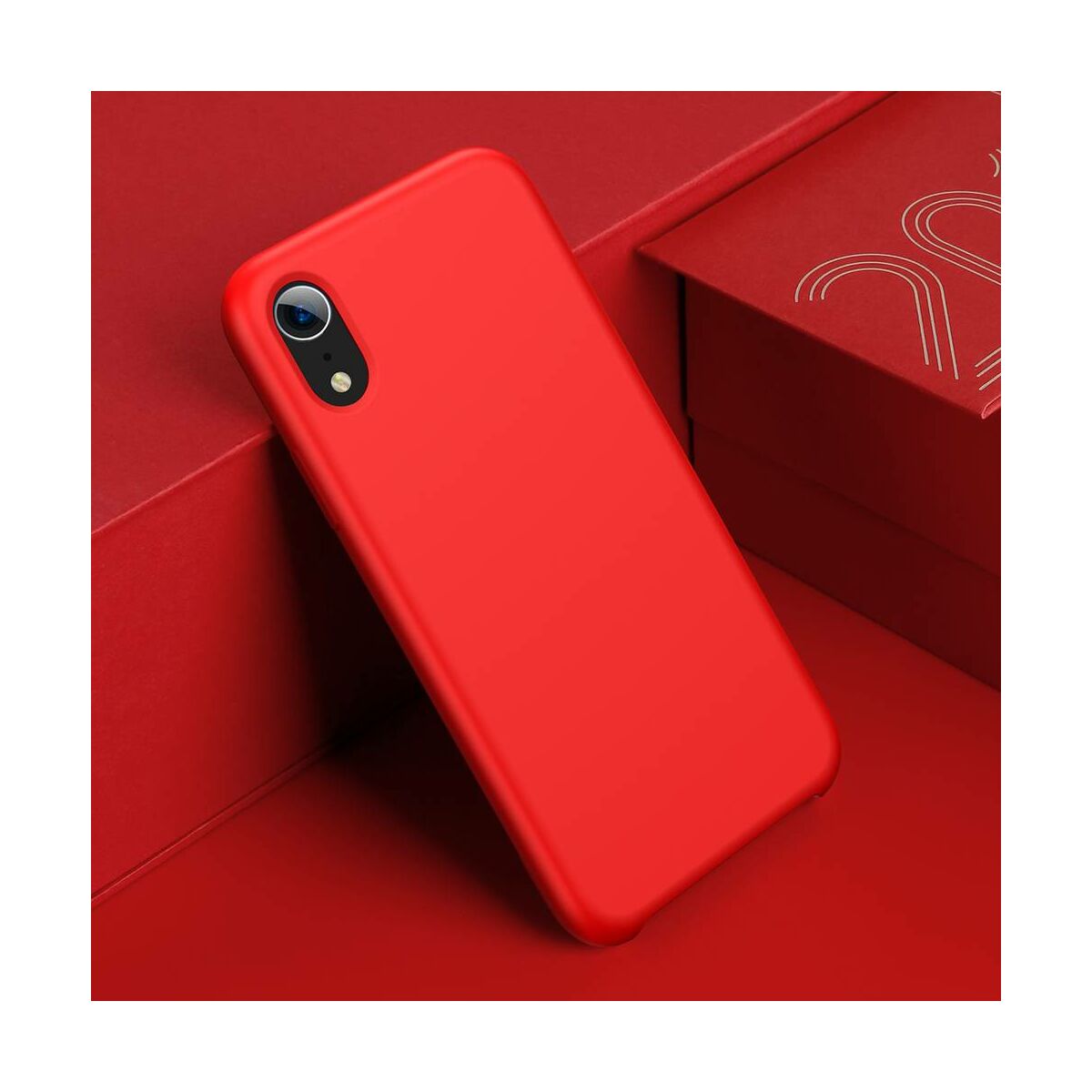 Kép 8/8 - Baseus iPhone XR tok, Original LSR, piros (WIAPIPH61-ASL09)