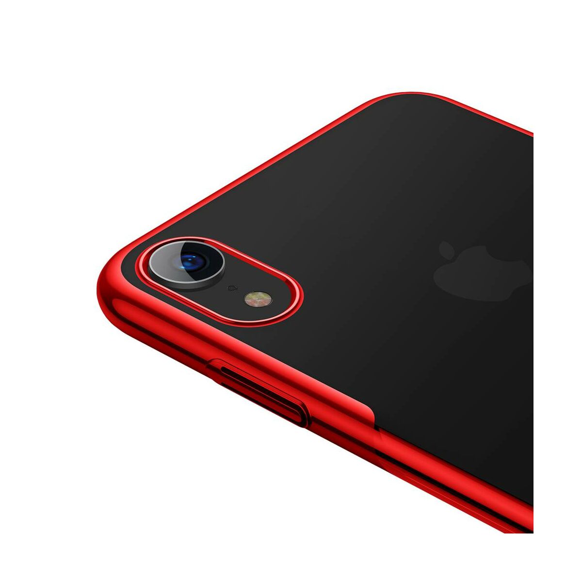 Kép 6/8 - Baseus iPhone XR tok, Glitter, piros (WIAPIPH61-DW09)
